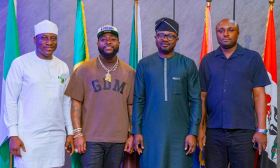 Davido pays the Interior Minister a courtesy call.